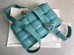 Bottega Veneta BV 20206 Padded Cassette 591970 Light Blue Silver