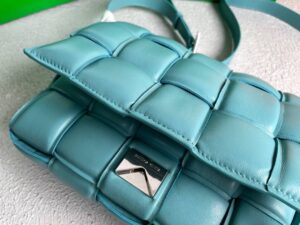 Bottega Veneta BV 20206 Padded Cassette 591970 Light Blue Silver