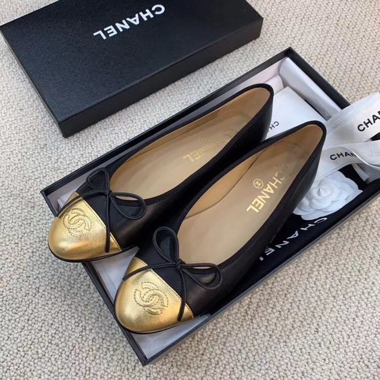 Chanel2BBallerina2BFlats2BBlackGold2BFor2BWomen2C2BWomens2BShoes2BG028192B8-3fIvD.jpg