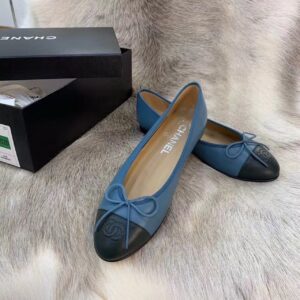 Chanel Ballerina Flats Blue For Women, Women’s Shoes G02819 PR-767780