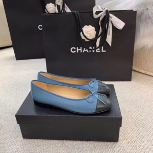 Chanel Ballerina Flats Blue For Women, Women’s Shoes G02819 PR-767780