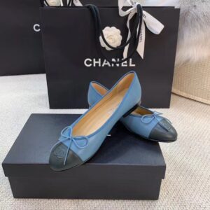 Chanel Ballerina Flats Blue For Women, Women’s Shoes G02819 PR-767780