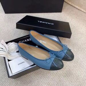 Chanel Ballerina Flats Blue For Women, Women’s Shoes G02819 PR-767780