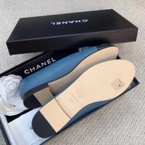 Chanel Ballerina Flats Blue For Women, Women’s Shoes G02819 PR-767780