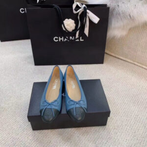 Chanel Ballerina Flats Blue For Women, Women’s Shoes G02819 PR-767780