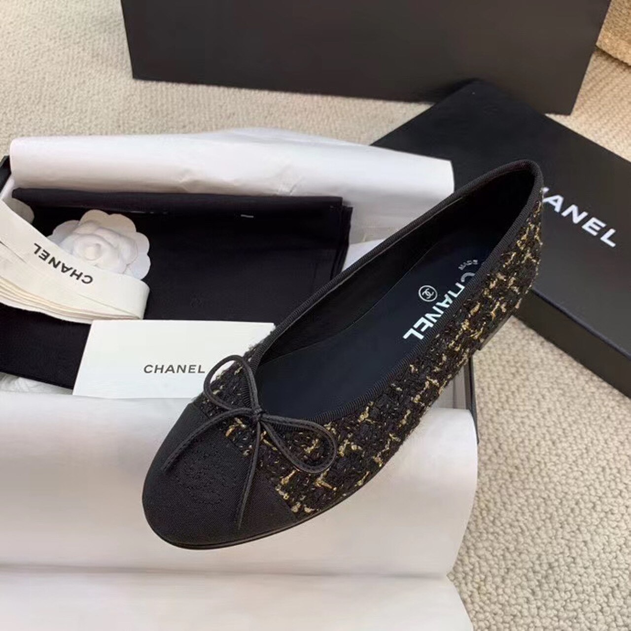 Chanel2BBallerina2BFlats2BTweed2BBlackGold2BFor2BWomen2C2BWomens2BShoes2BG028192BK43112B7-MBycY.jpg