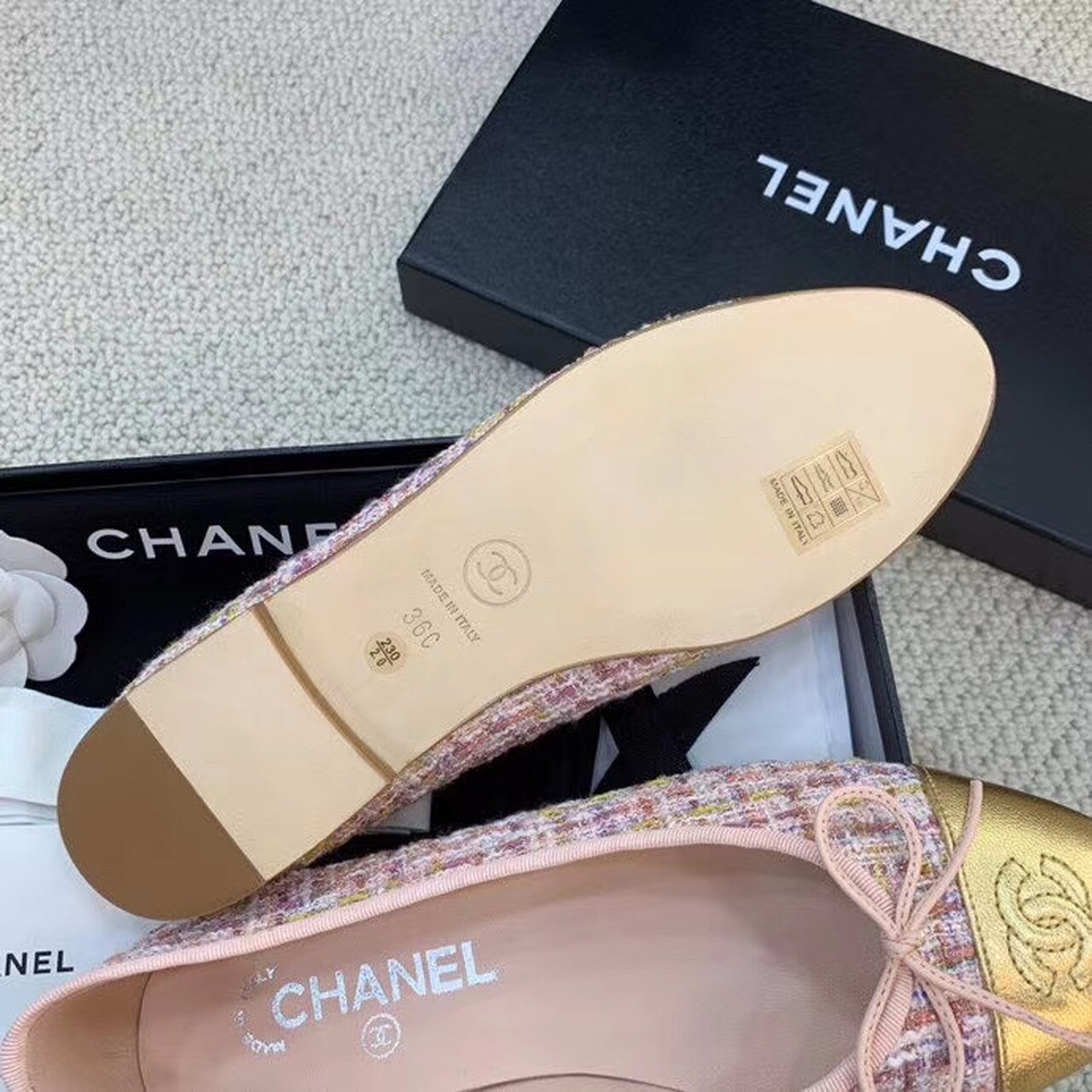 Chanel2BBallerina2BFlats2BTweed2Band2BGrosgrain2BPinkGold2BFor2BWomen2C2BWomens2BShoes2BG028192B4-wt0s8.jpg