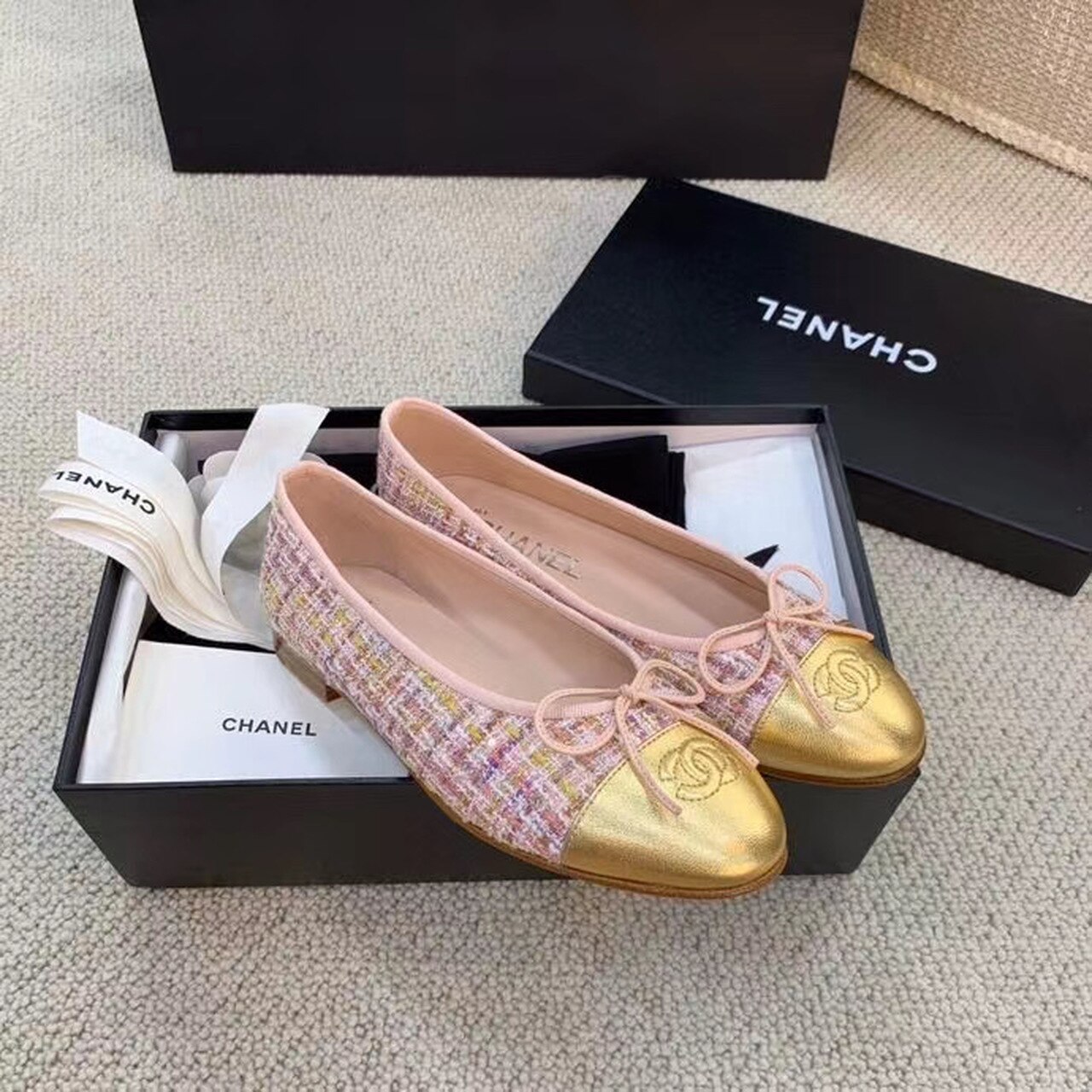 Chanel2BBallerina2BFlats2BTweed2Band2BGrosgrain2BPinkGold2BFor2BWomen2C2BWomens2BShoes2BG028192B5-sAfjU.jpg