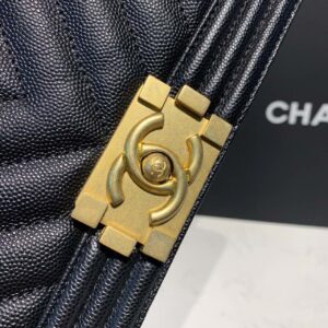 Chanel Boy HandBag Black For Women, Women’s Bags, Shoulder And Crossbody Bags 9.8in/25cm A67086