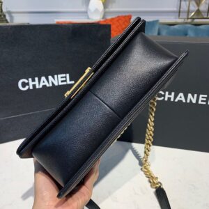 Chanel Boy HandBag Black For Women, Women’s Bags, Shoulder And Crossbody Bags 9.8in/25cm A67086