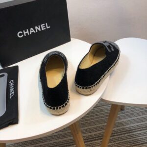 Chanel Espadrille BlackGrey For Women, Women’s Shoes G29762 PR-899235