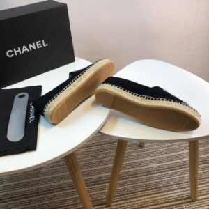 Chanel Espadrille BlackGrey For Women, Women’s Shoes G29762 PR-899235