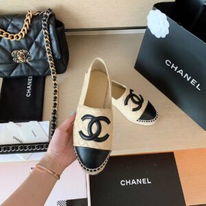 Chanel Espadrilles BeigeBlack For Women, Women’s Shoes G29762 PR-520020