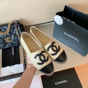 Chanel Espadrilles BeigeBlack For Women, Women’s Shoes G29762 PR-520020