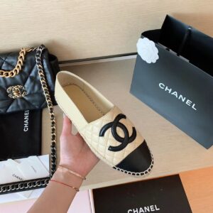 Chanel Espadrilles BeigeBlack For Women, Women’s Shoes G29762 PR-520020