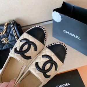 Chanel Espadrilles BeigeBlack For Women, Women’s Shoes G29762 PR-520020