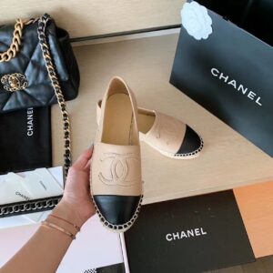 Chanel Espadrilles BeigeBlack For Women, Women’s Shoes G29762 X01000 C0204 PR-536563