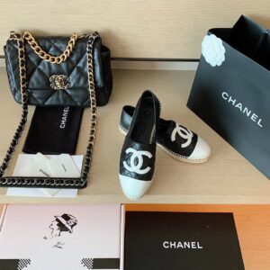 Chanel Espadrilles BlackWhite For Women, Women’s Shoes G29762 PR-835851