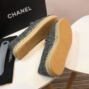 Chanel Espadrilles GreyBlack For Women, Women’s Shoes G29762 PR-304947