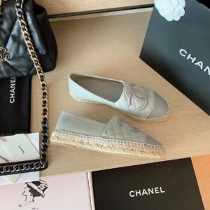 Chanel Espadrilles Light GreyDark Grey For Women, Women’s Shoes G29762 PR-342849