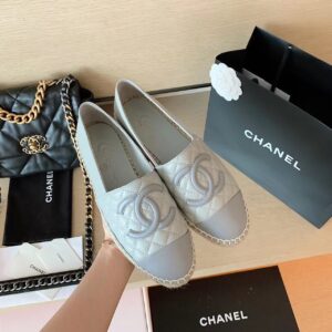 Chanel Espadrilles Light GreyDark Grey For Women, Women’s Shoes G29762 PR-342849