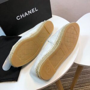 Chanel Espadrilles White For Women, Women’s Shoes G29762 PR-732162