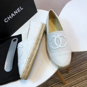 Chanel Espadrilles White For Women, Women’s Shoes G29762 PR-732162