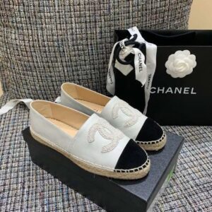 Chanel Espadrilles WhiteBlack For Women, Women’s Shoes G29762 PR-220220