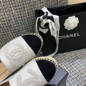 Chanel Espadrilles WhiteBlack For Women, Women’s Shoes G29762 PR-220220