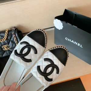 Chanel Espadrilles WhiteBlack For Women, Women’s Shoes G29762 PR-342966