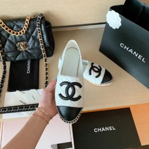 Chanel Espadrilles WhiteBlack For Women, Women’s Shoes G29762 PR-342966