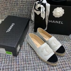 Chanel Espadrilles WhiteBlack For Women, Women’s Shoes G29762 PR-220220