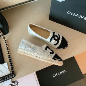 Chanel Espadrilles WhiteBlack For Women, Women’s Shoes G29762 PR-962114