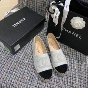 Chanel Espadrilles WhiteBlack For Women, Women’s Shoes G29762 PR-220220