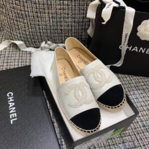 Chanel Espadrilles WhiteBlack For Women, Women’s Shoes G29762 PR-220220