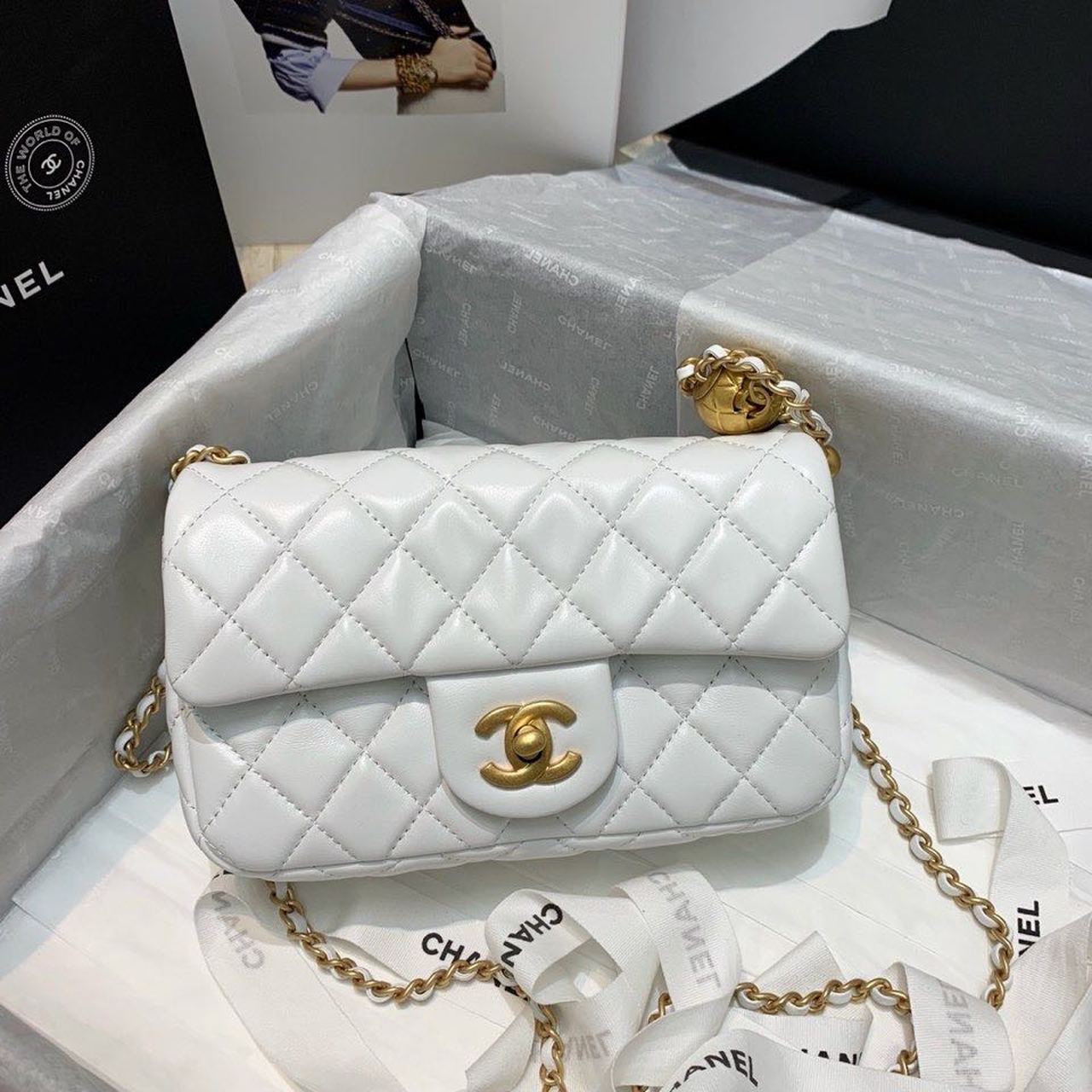 Chanel2BFlap2BBag2BWith2BCC2BBall2BOn2BStrap2BWhite2BFor2BWomen2C2BWomens2BHandbags2C2BShoulder2BAnd2BCrossbody2BBags2B7.8in20cm2BAS17872B3-nSz55.jpg