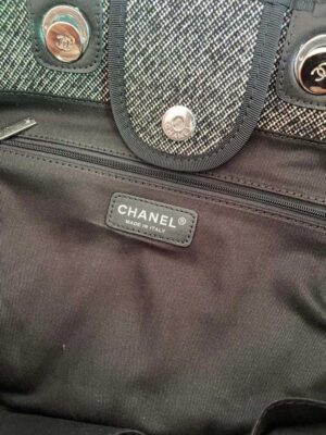 Chanel Large Shopping Tote Bag Grey For Women, Women’s Handbag, Shoulder Bags 15in/38cm