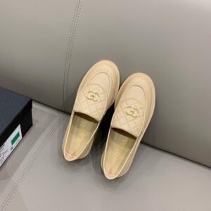 Chanel Loafers Beige For Women, Women’s Shoes G36646 PR-713928