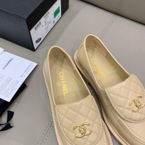 Chanel Loafers Beige For Women, Women’s Shoes G36646 PR-713928