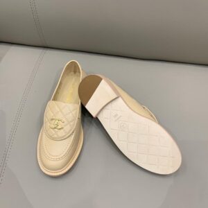 Chanel Loafers Beige For Women, Women’s Shoes G36646 PR-713928