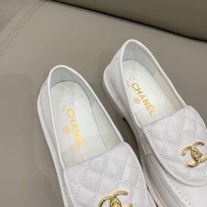 Chanel Loafers White For Women, Women’s Shoes G36646 PR-190305