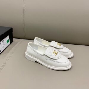 Chanel Loafers White For Women, Women’s Shoes G36646 PR-190305