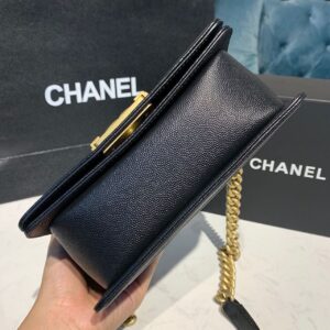 Chanel Mini Boy HandBag Black For Women, Women’s HandBag, Shoulder And Crossbody Bags 7.8in/20cm