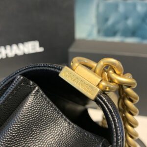 Chanel Mini Boy HandBag Black For Women, Women’s HandBag, Shoulder And Crossbody Bags 7.8in/20cm