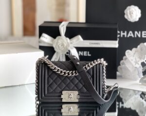 Chanel Mini Classic Flapbag Black For Women 20cm/7.9 in