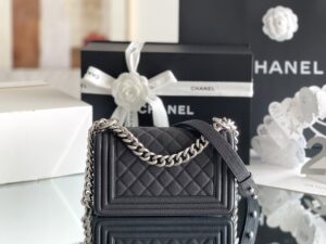 Chanel Mini Classic Flapbag Black For Women 20cm/7.9 in