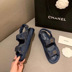 Chanel Sandals Blue For Women, Women’s Shoes PR-848001