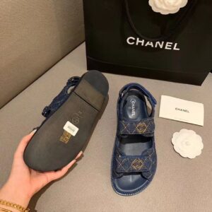 Chanel Sandals Blue For Women, Women’s Shoes PR-848001