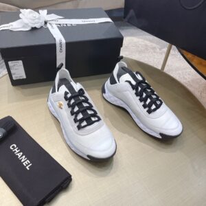 Chanel Sneakers Beige For Women, Women’s Shoes 0.4in1cm G35617 PR-598701