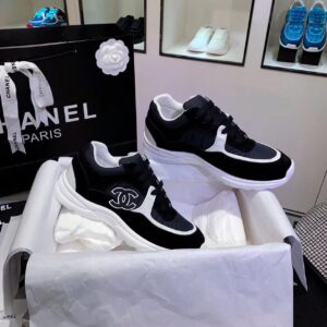 Chanel Sneakers BlackWhite For Women, Women’s Shoes G34360 PR-871698